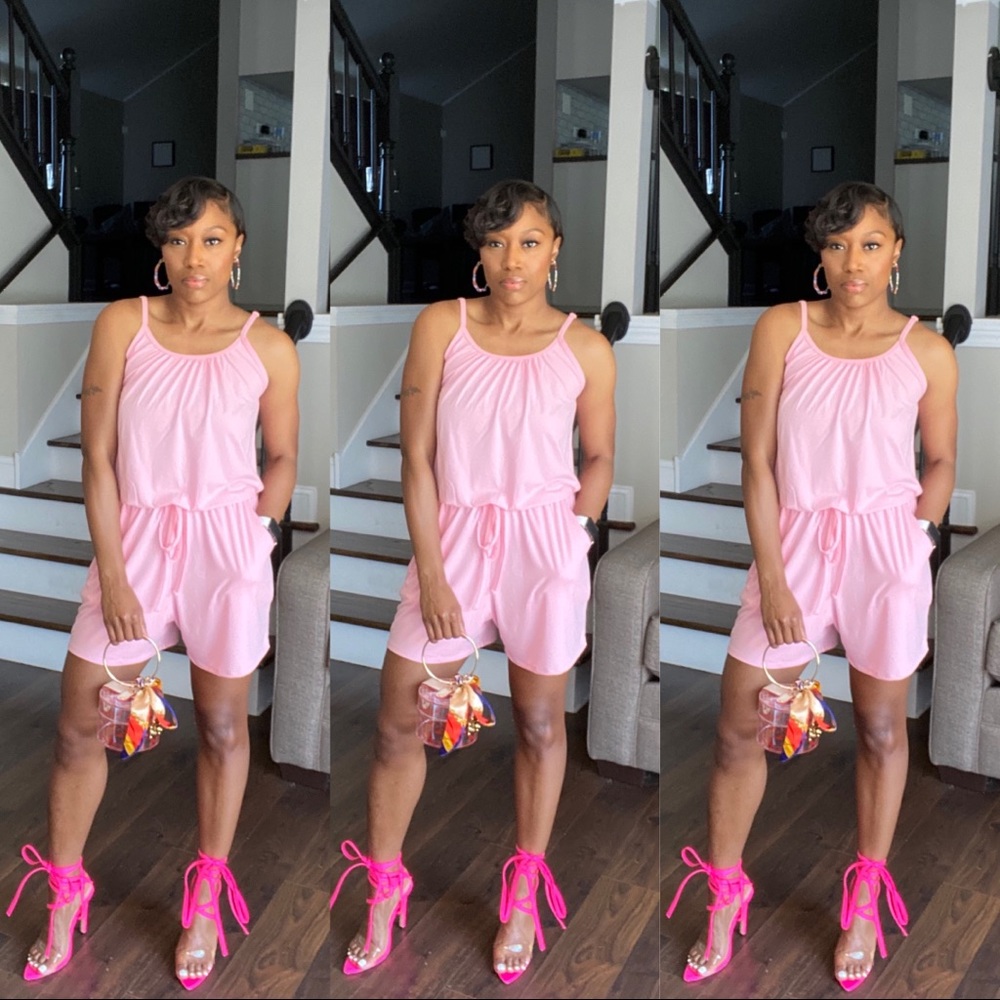 Pink romper